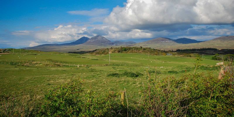 View from Persabus Farm